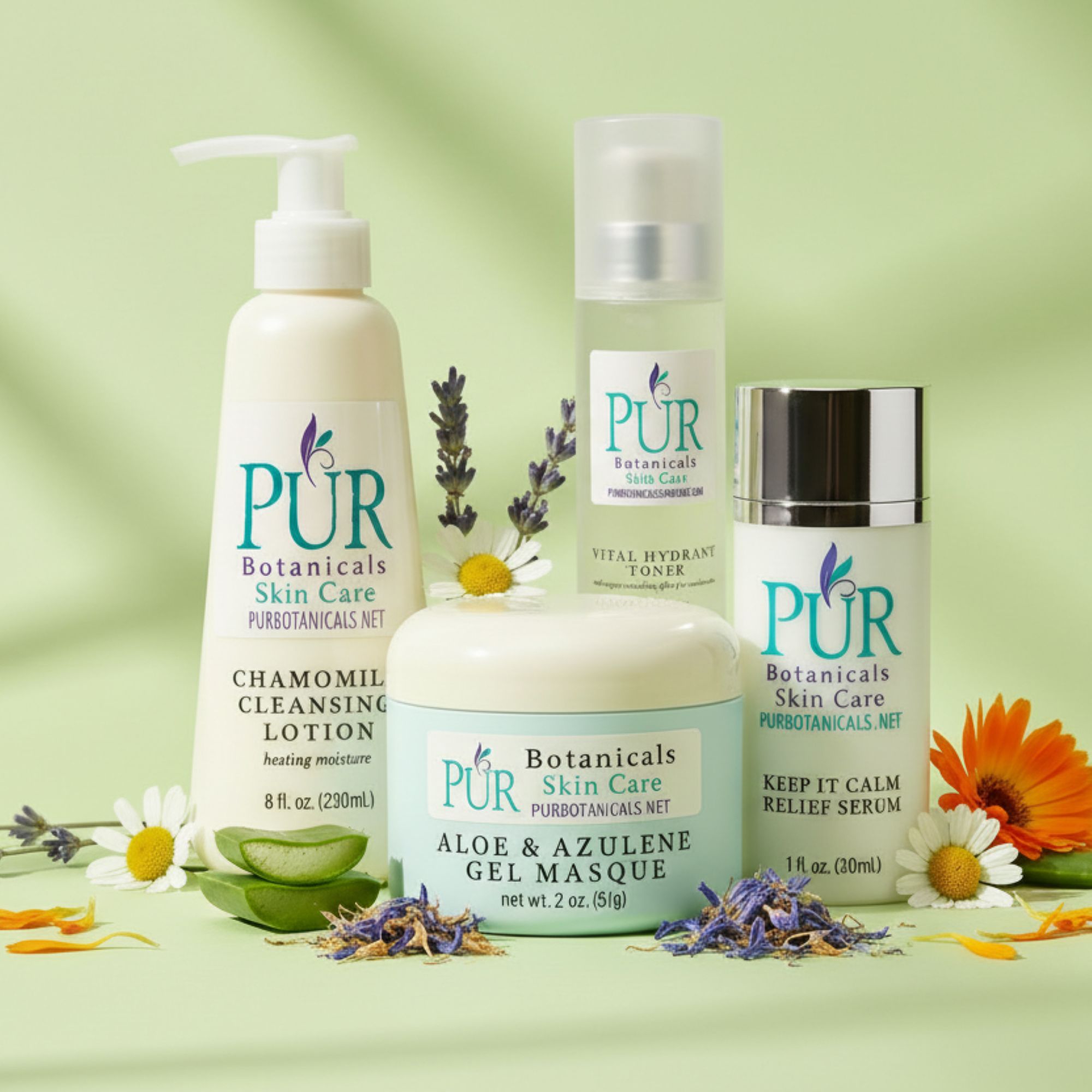 Aloe & Azulene Soothing Recovery Gel Masque for Post-Treatment & Sun-Stressed Skin