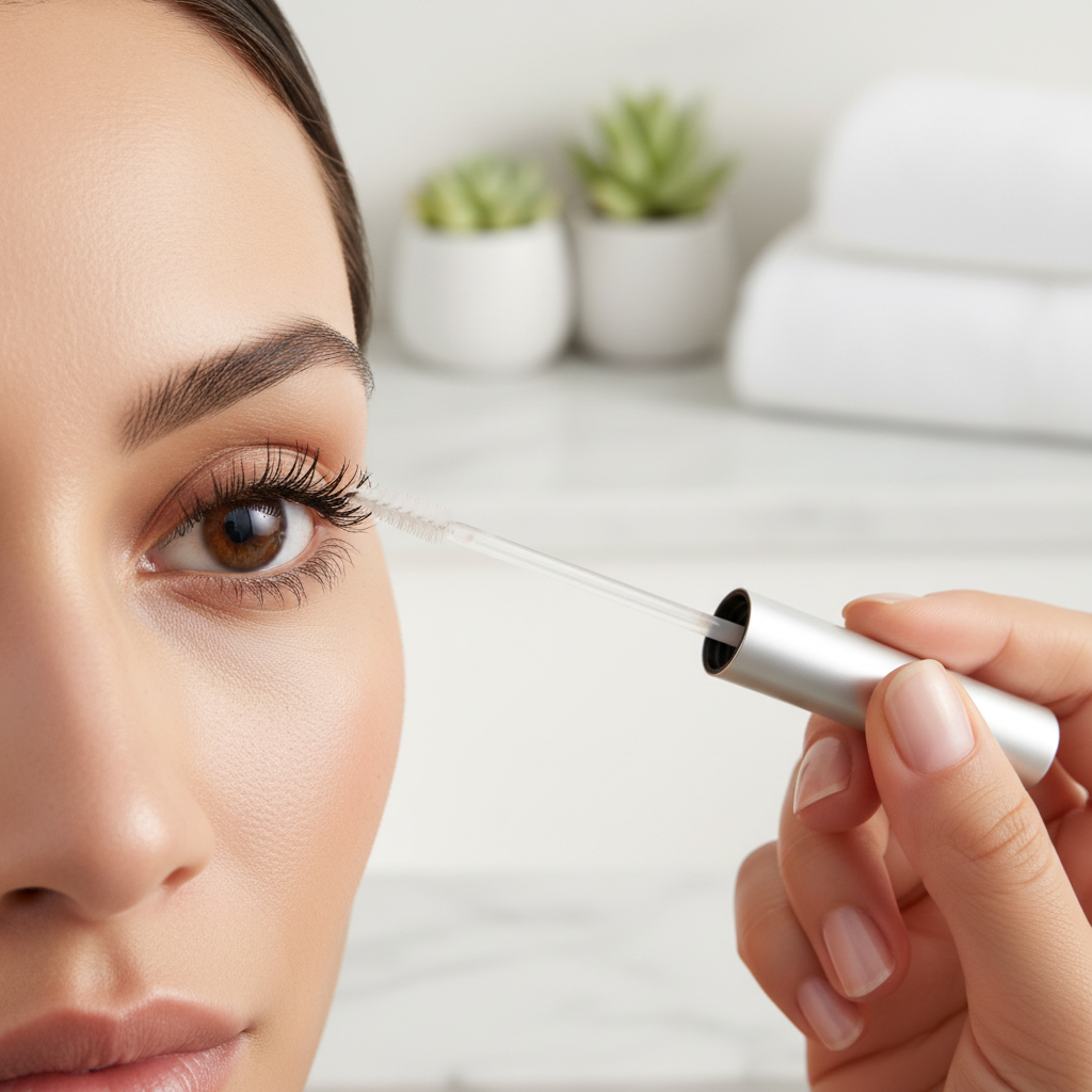 Applying Lashurious to Lash Line