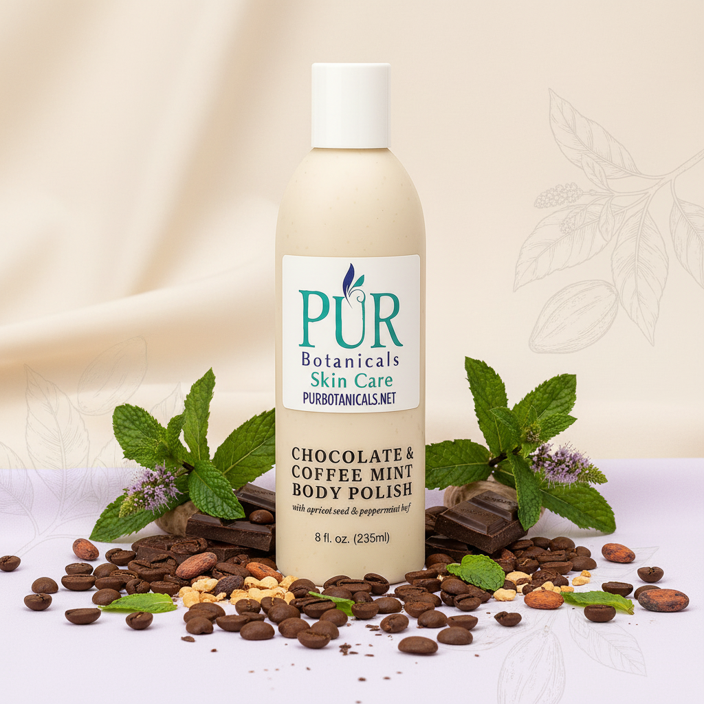 Chocolate & Coffee Mint Body Polish with Botanicals