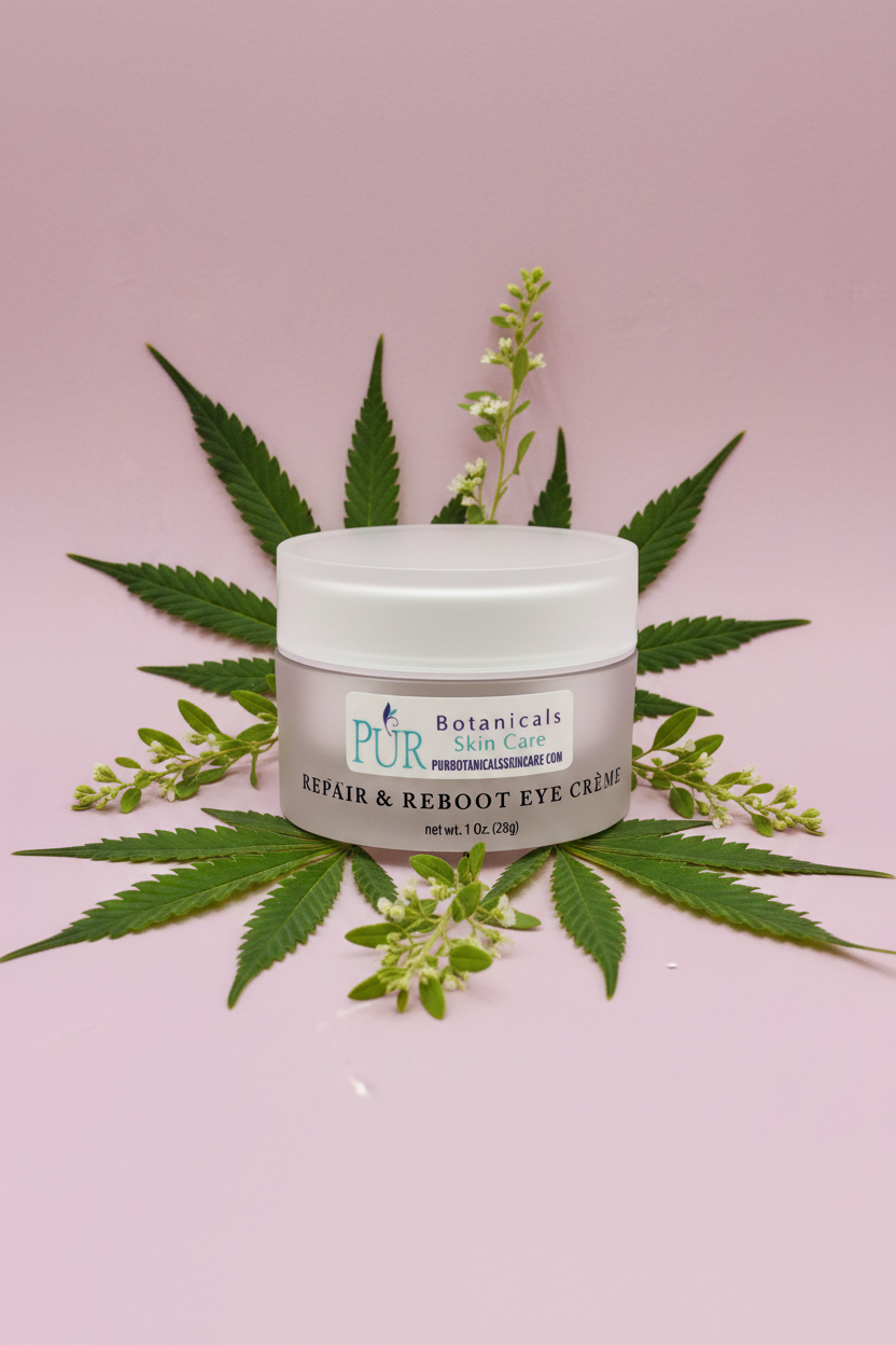 Repair & Reboot Eye Crème revised botanical layout