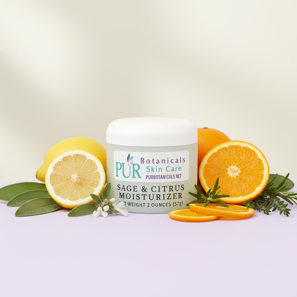 Sage & Citrus Moisturizer with Brighter White Jar