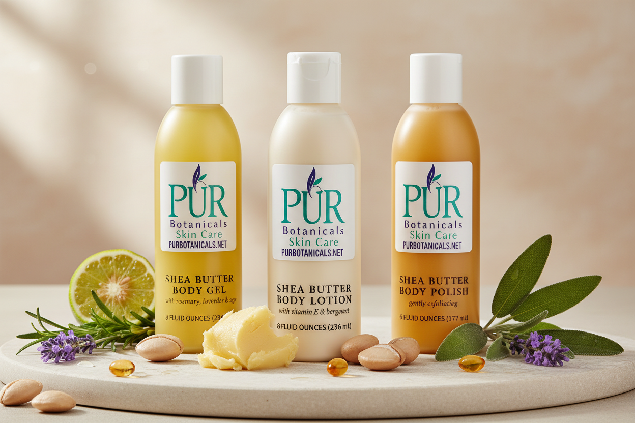 Shea Butter Body Polish for Rough, Dry Skin